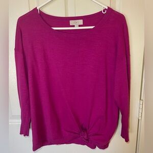 Ann Taylor Loft light weight sweater size S Color Pink